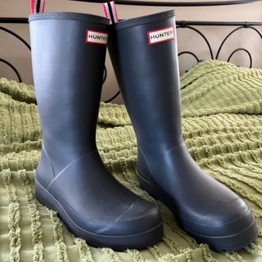Hunter rain boots size 10